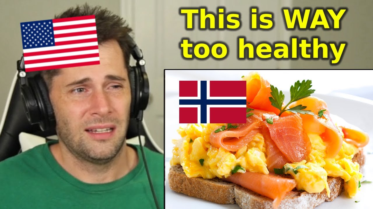 American Reacts to Norwegian Breakfast Foods