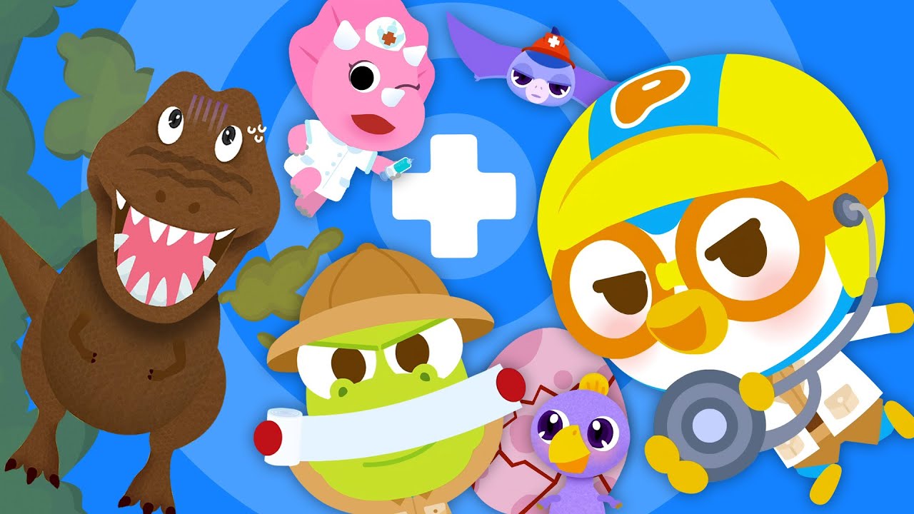 Cartoon for Kids | Dino Doctor Pororo | The Sad Long-Necked Brachiosaurus  | ICONIX KIDS