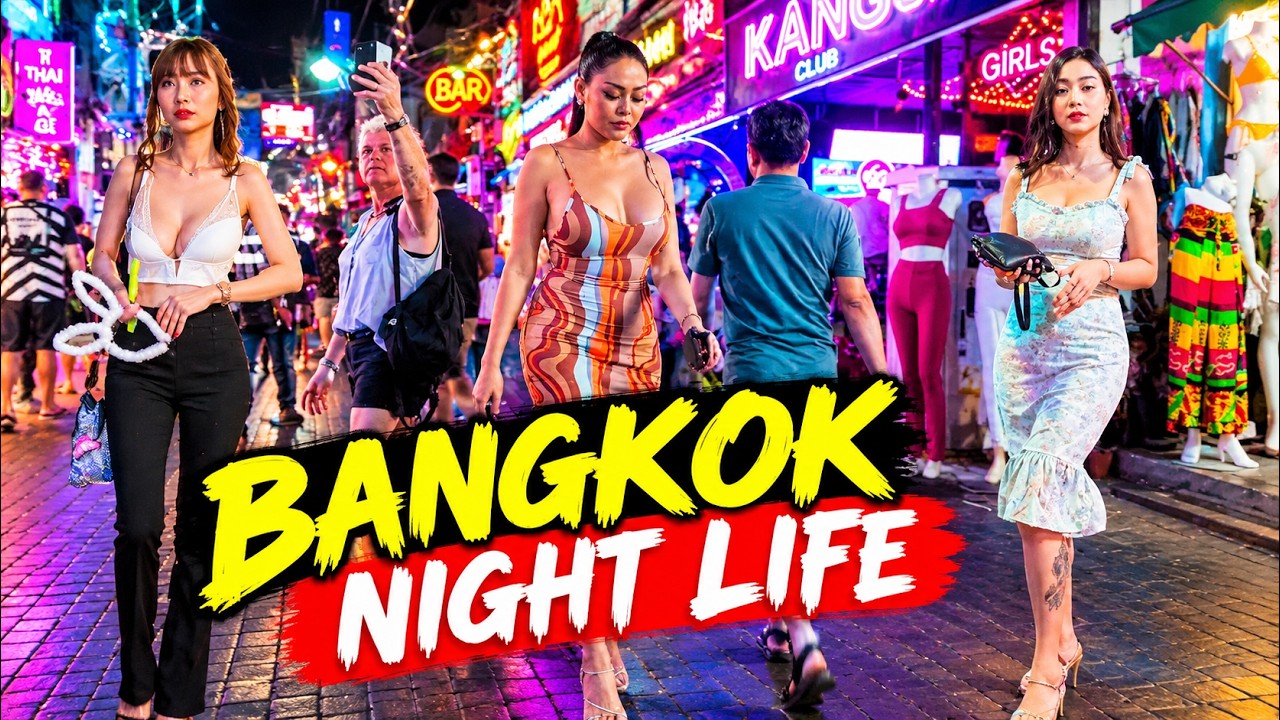 Bangkok  at 12: AM!  Late Night Walk on Sukhumvit sois. The City That Never Sleeps