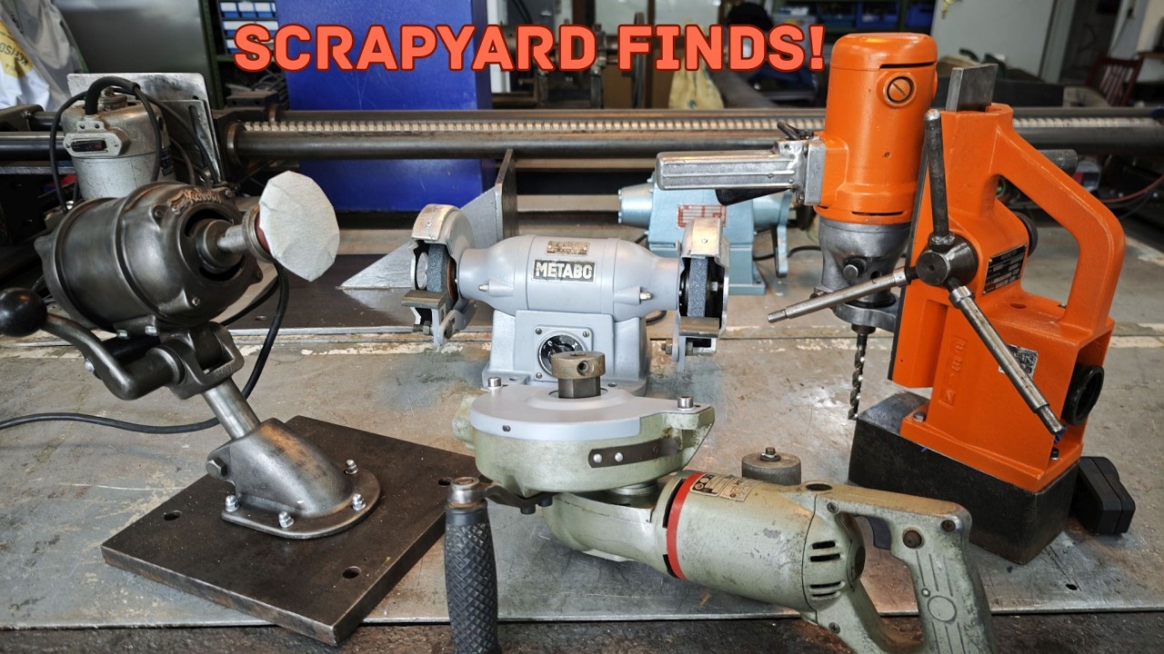 Historic Scrapyard Finds! Repair-A-Thon! FEIN, METABO Power Tools and more!