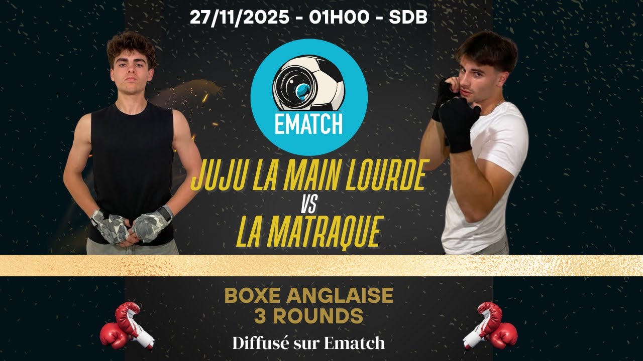 Boxe anglaise : Juju la main lourde vs La matraque