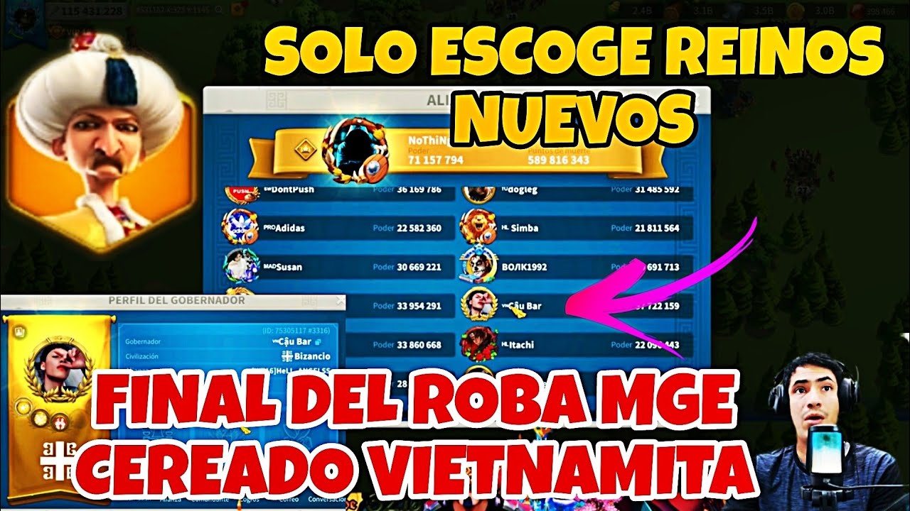 SOLO ROBA MGE Y VUELVE A KVK 2 A SEGUIR BUSCANDO VICTIMAS - RISE OF KINGDOMS