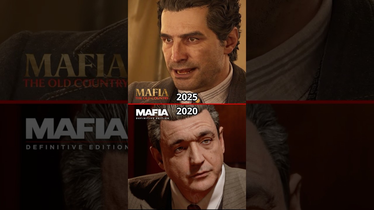 Mafia: Old Country (2025) VS Mafia: DE (2020) - Facial Animations Comparison (The Don)