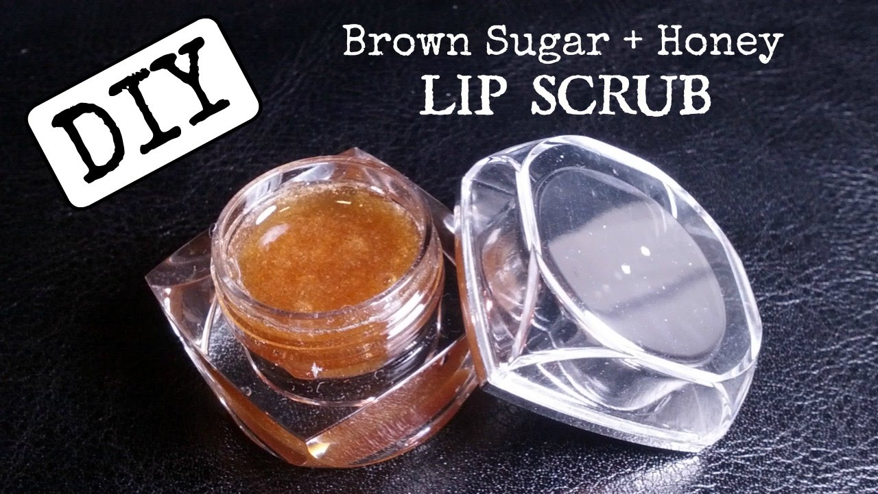DIY Brown Sugar + Honey Lip Scrub!