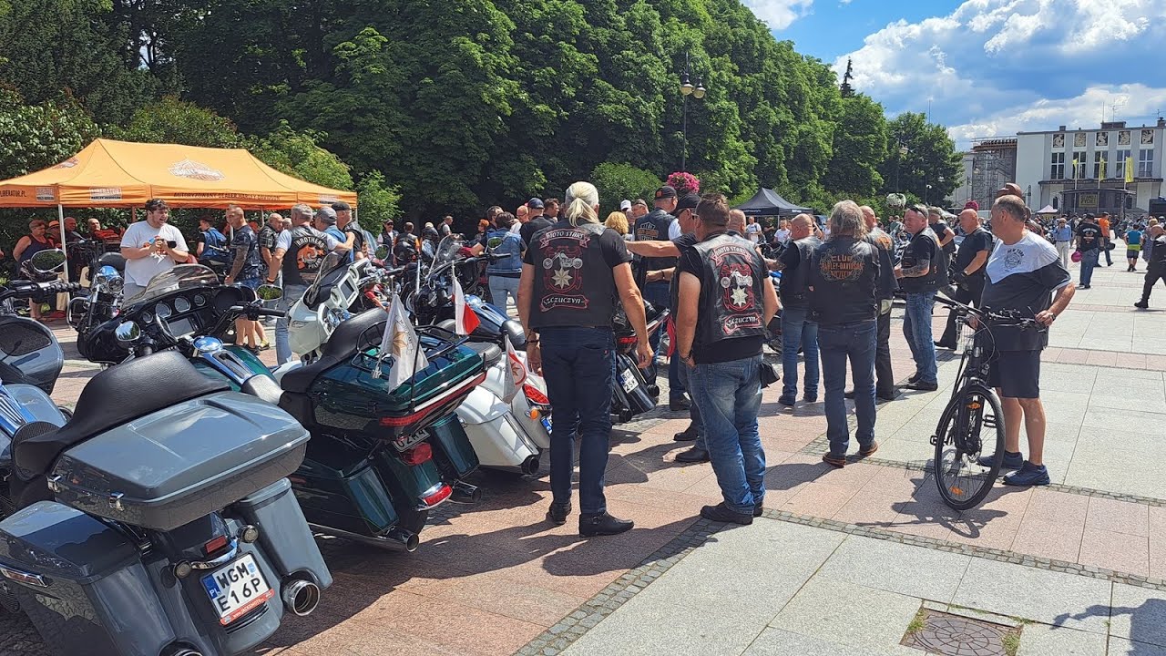 3rd Harley Day w Białymstoku - początek parady motocykli