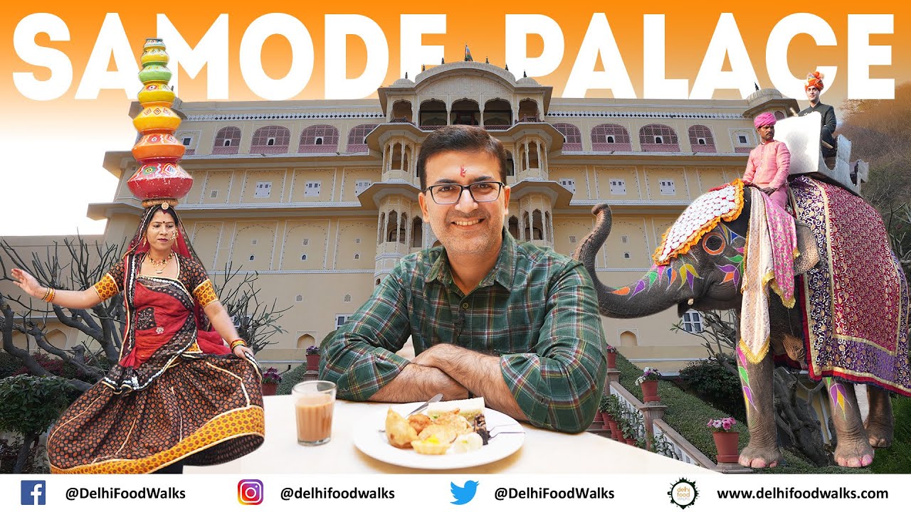 Best Royal Wedding Banquet FEAST at the SAMODE PALACE, JAIPUR I Desi, Videshi and Rajasthani Zaike