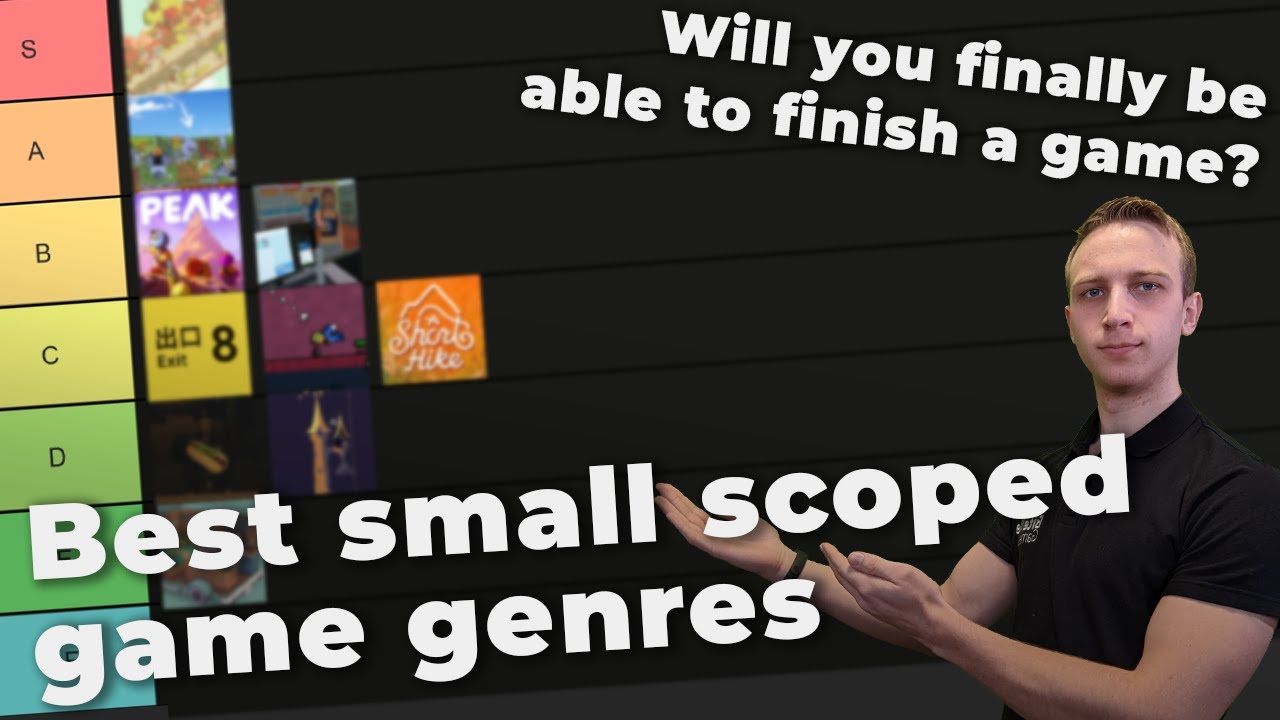 Tierlisting the best genres for small scoped games