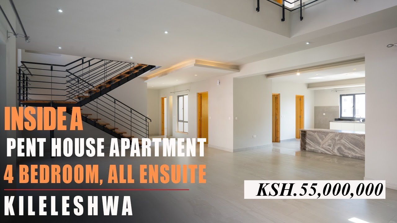 Inside Ksh. 55,000,000 4 - Bed Penthouse, All Ensuite + Dsq in Kileleshwa, Nairobi | Kenya
