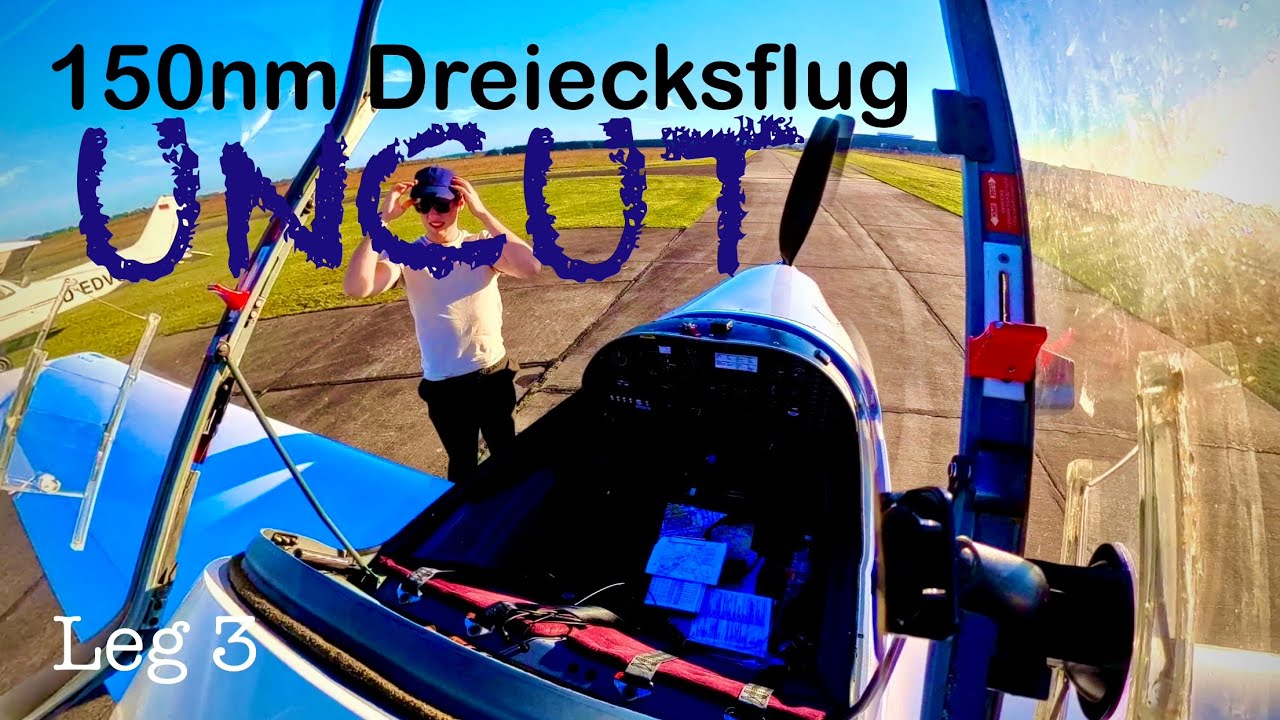 UNCUT - 150nm Dreiecksflug | 32. Flugstunde | Leg 3
