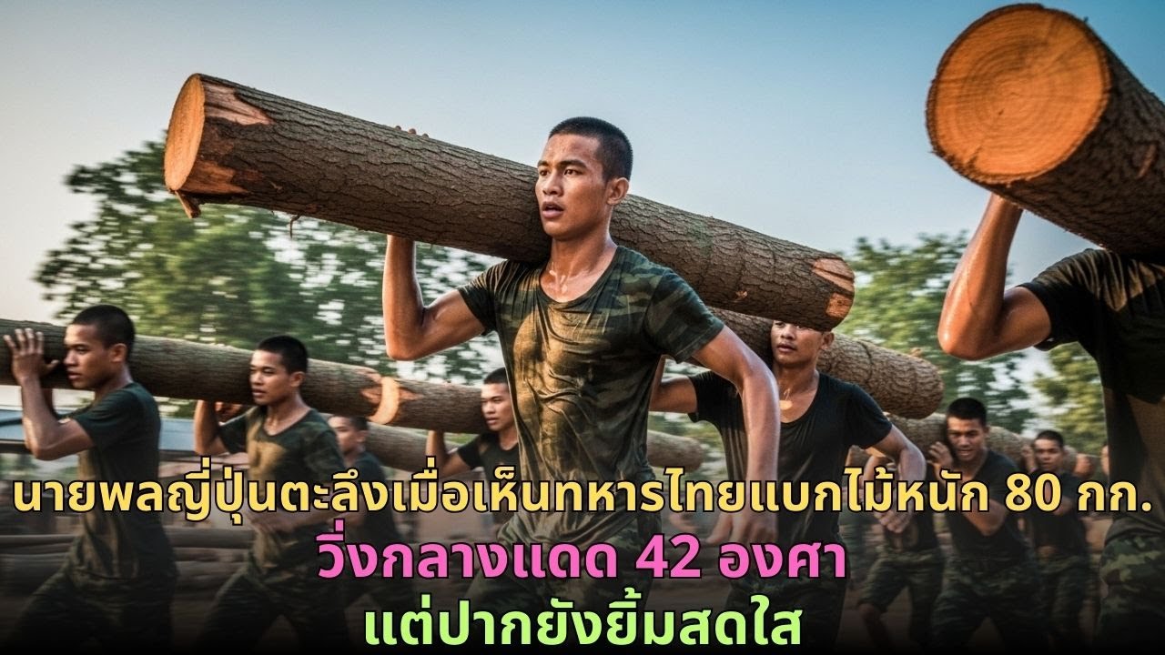 นายพลญี่ปุ่นเป็นลมเพราะแดด 42 องศา ตื่นมาช็อก เห็นทหารไทยวิ่งแบกซุง ร้องเพลงยิ้มสู้