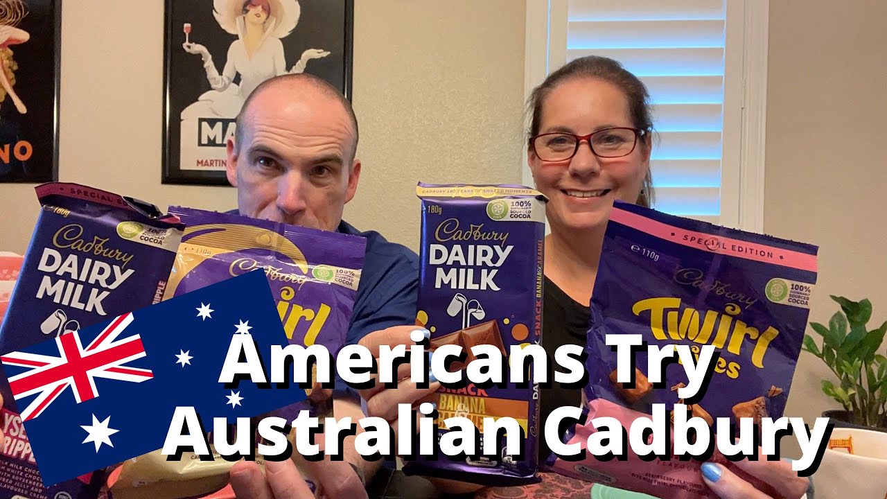 Americans Try Australian Cadbury Chocolates