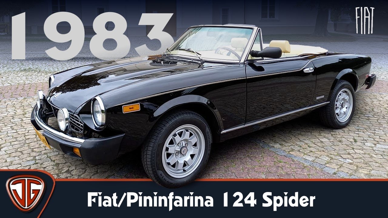 Jan Garbacz: Pininfarina 124 spider azzurra / Fiat 124 Spider Włoski kabriolet dla Amerykanina