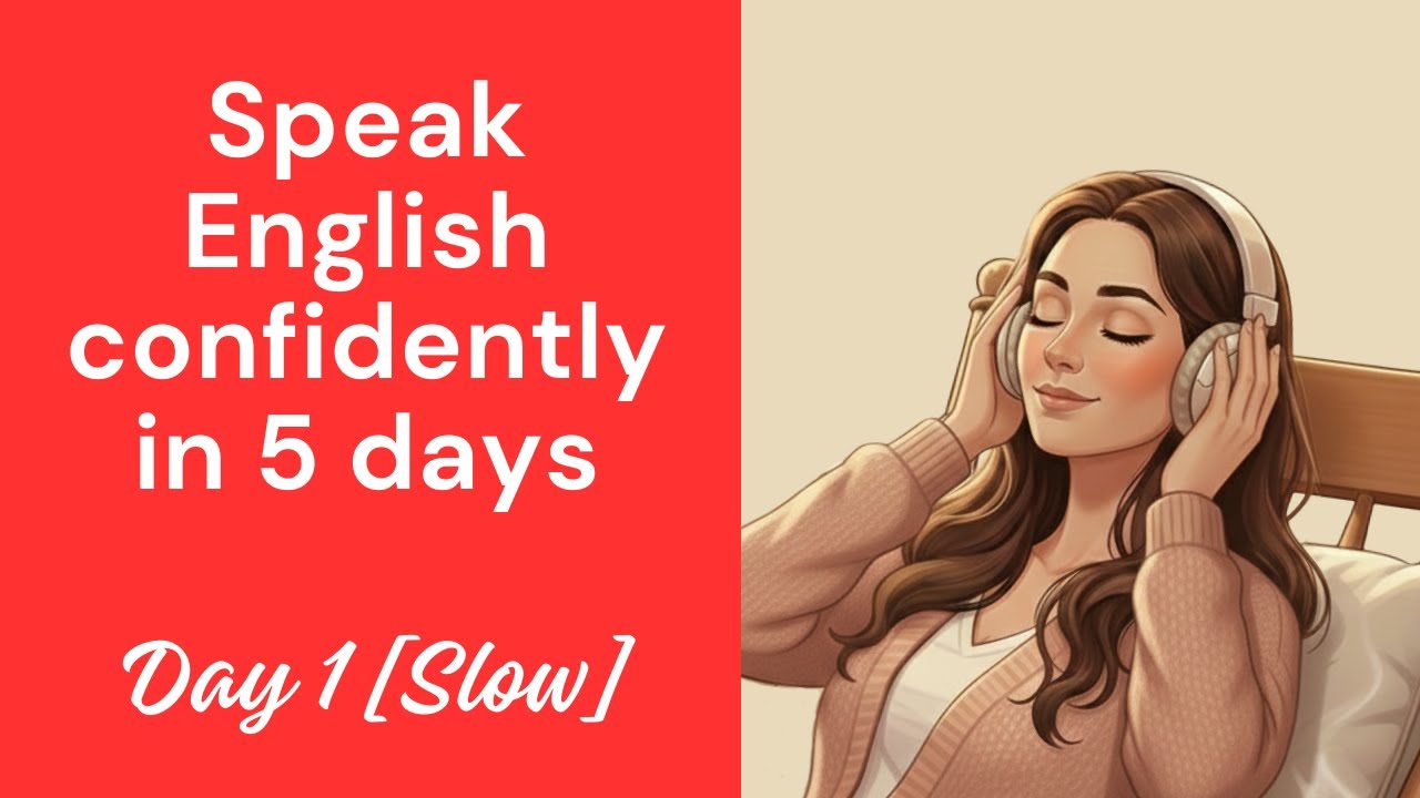 Shadowing English Speaking Practice | Day 1 | Speak English Fluently in 5 Days Challenge