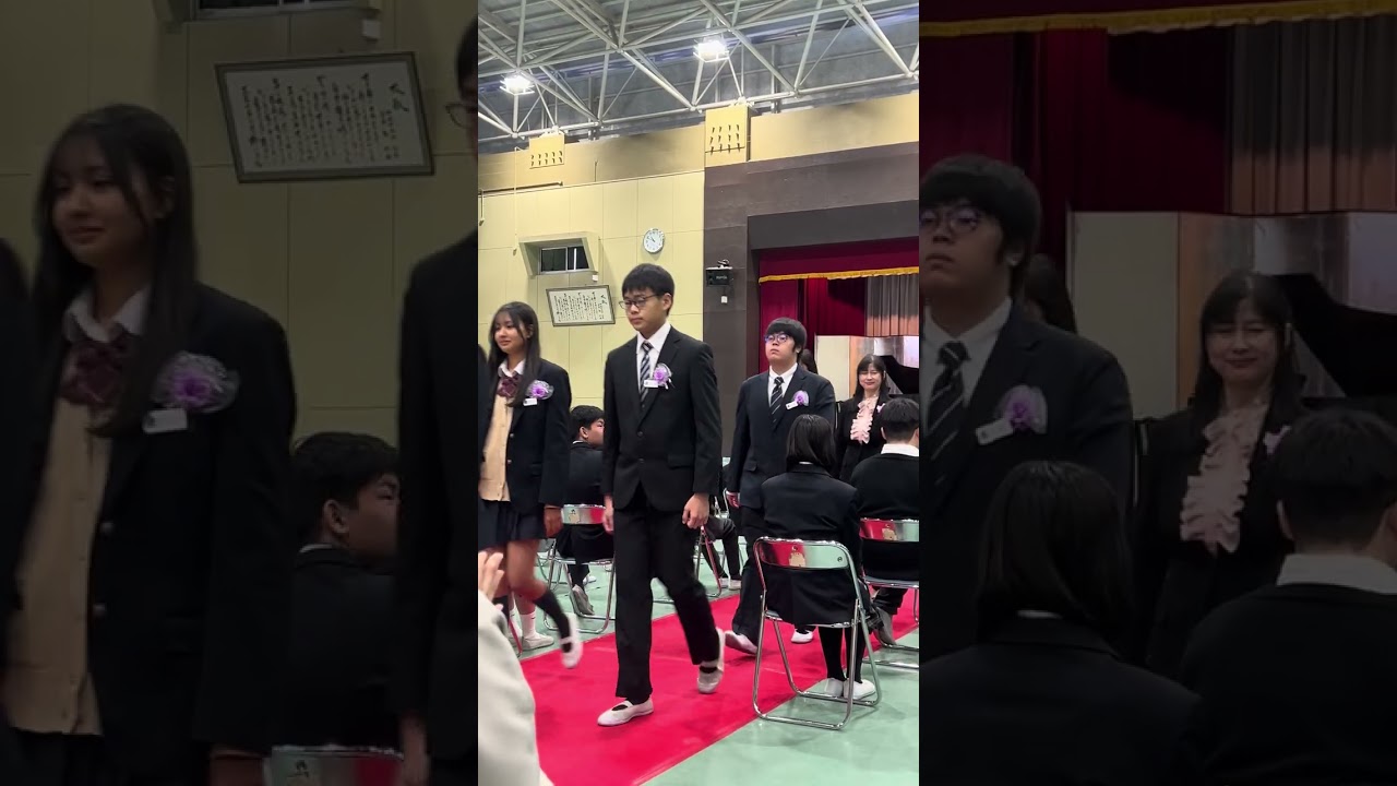 2026.3.12中学卒業式 退場