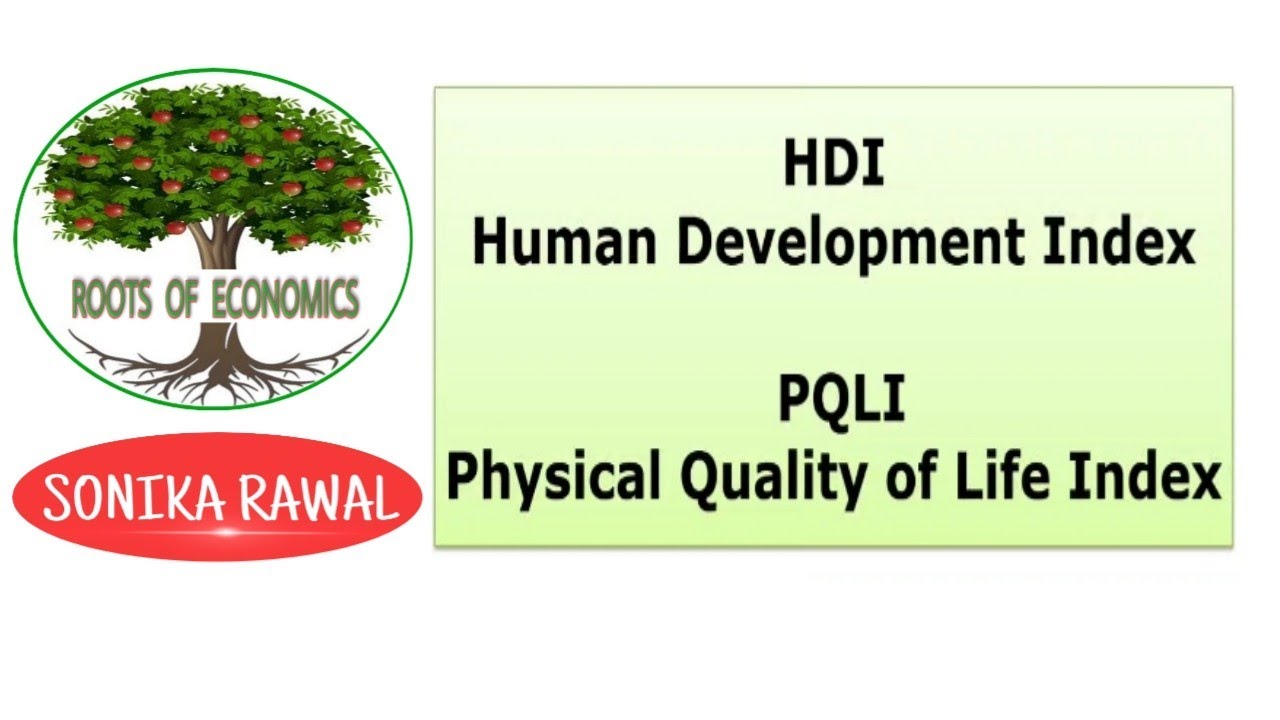 HDI | PQLI | Indicators of Economic Development | BA/Bcom 3rd Year Economics | Delhi University