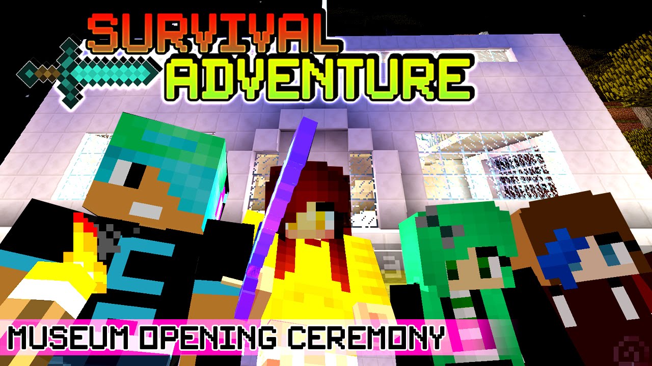 Minecraft Survival Adventure EP19 | New Buildings | Gamer Chad, RadioJH Audrey, SallyGreenGamer