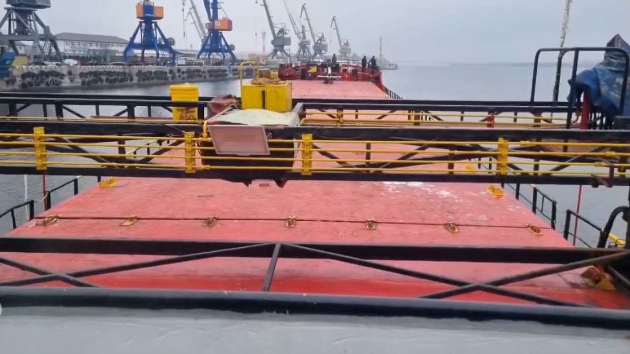 Berthing at Alfa Port, Astrakhan, Russia