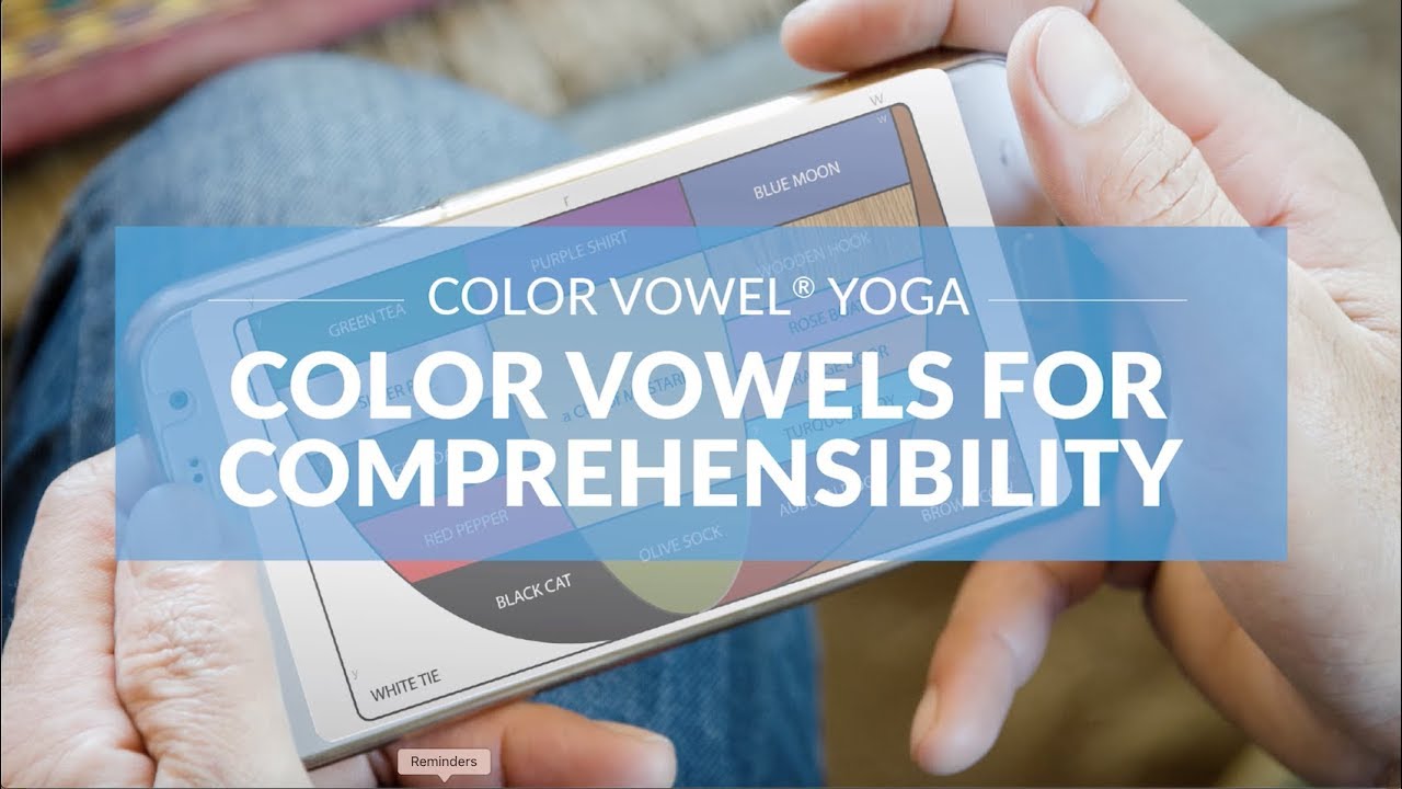 Color Vowels for Comprehensibility