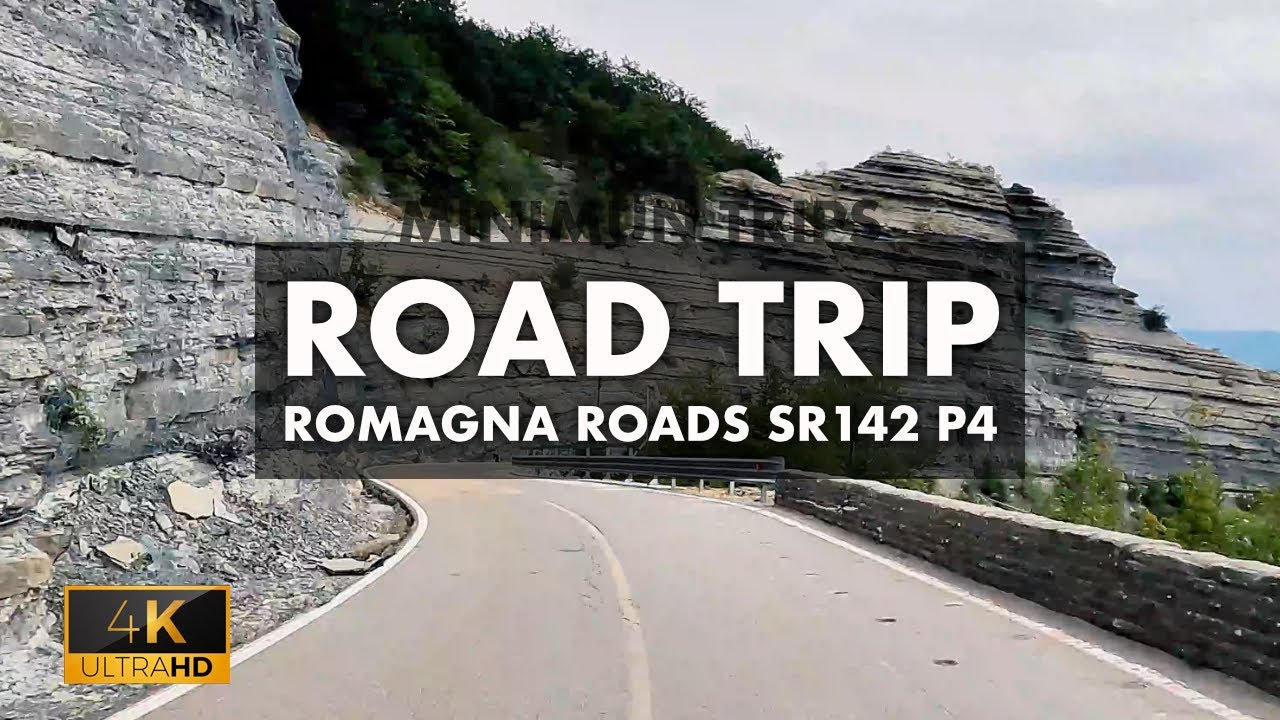 Roads of EMILIA ROMAGNA: from Apennines to Bagno di Romagna - sr142 - Italy 4k