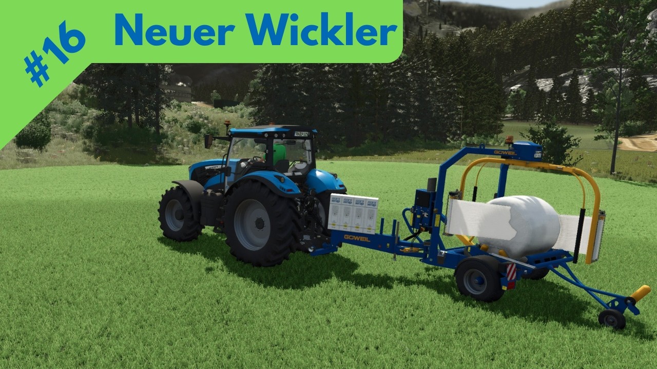 LS25 🚜 Erste Luzerne- und Kleeernte – neuer Wickler im Einsatz #16 🚜 Hof in Geistal