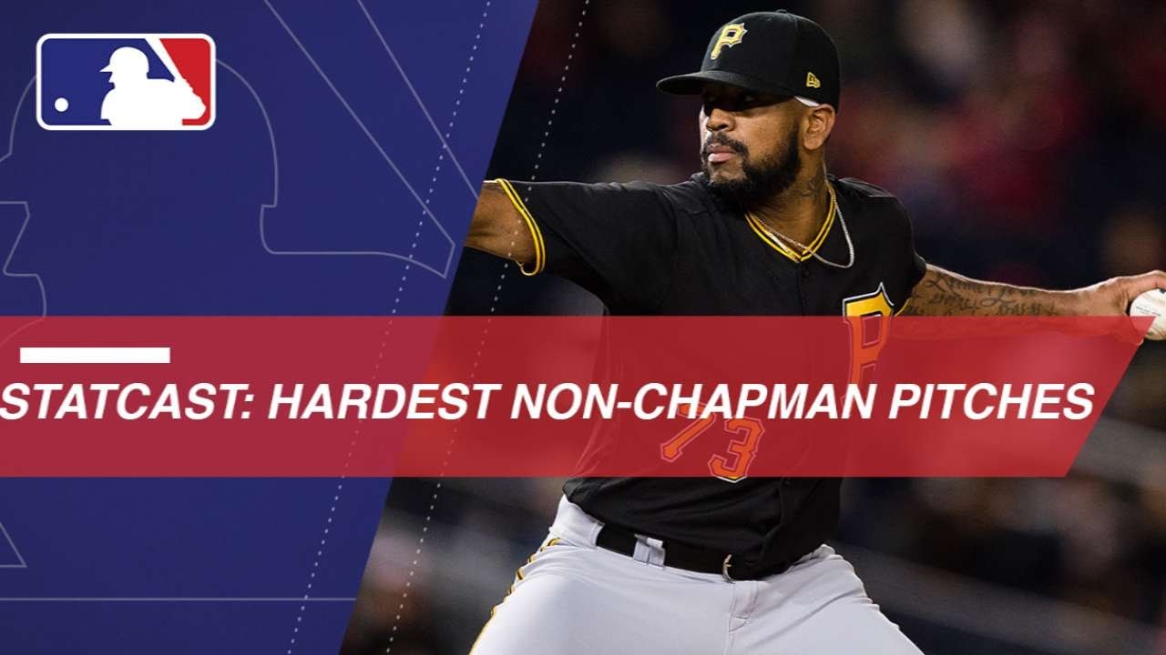 Statcast highlights some of the hardest thrown pitches in 2017
