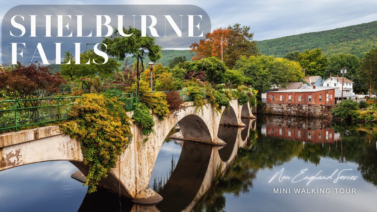 SHELBURNE FALLS 🌸✨Flower Bridge Walking Tour
