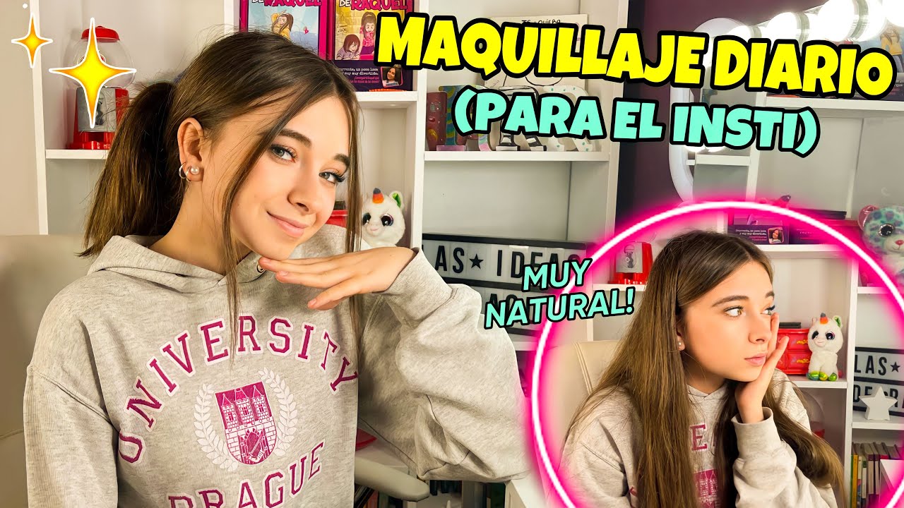 MAQUILLAJE SENCILLO💄PARA IR AL INSTITUTO🏫 MAQUILLAJE DIARIO
