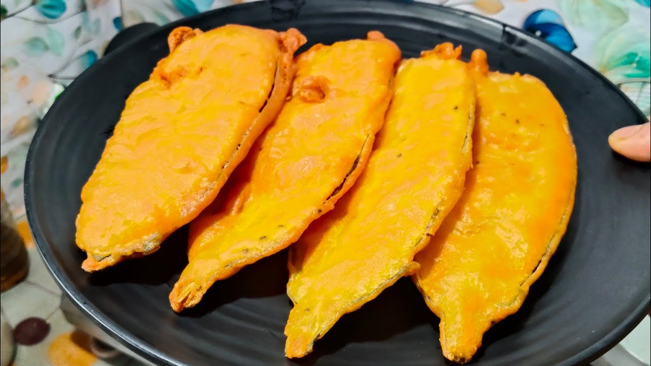 सिर्फ 5 मिनट में कुरकुरे बैंगन के पकोड़े | आसान और झटपट रेसिपी Crispy Brinjal Fritters in 5 Minutes 