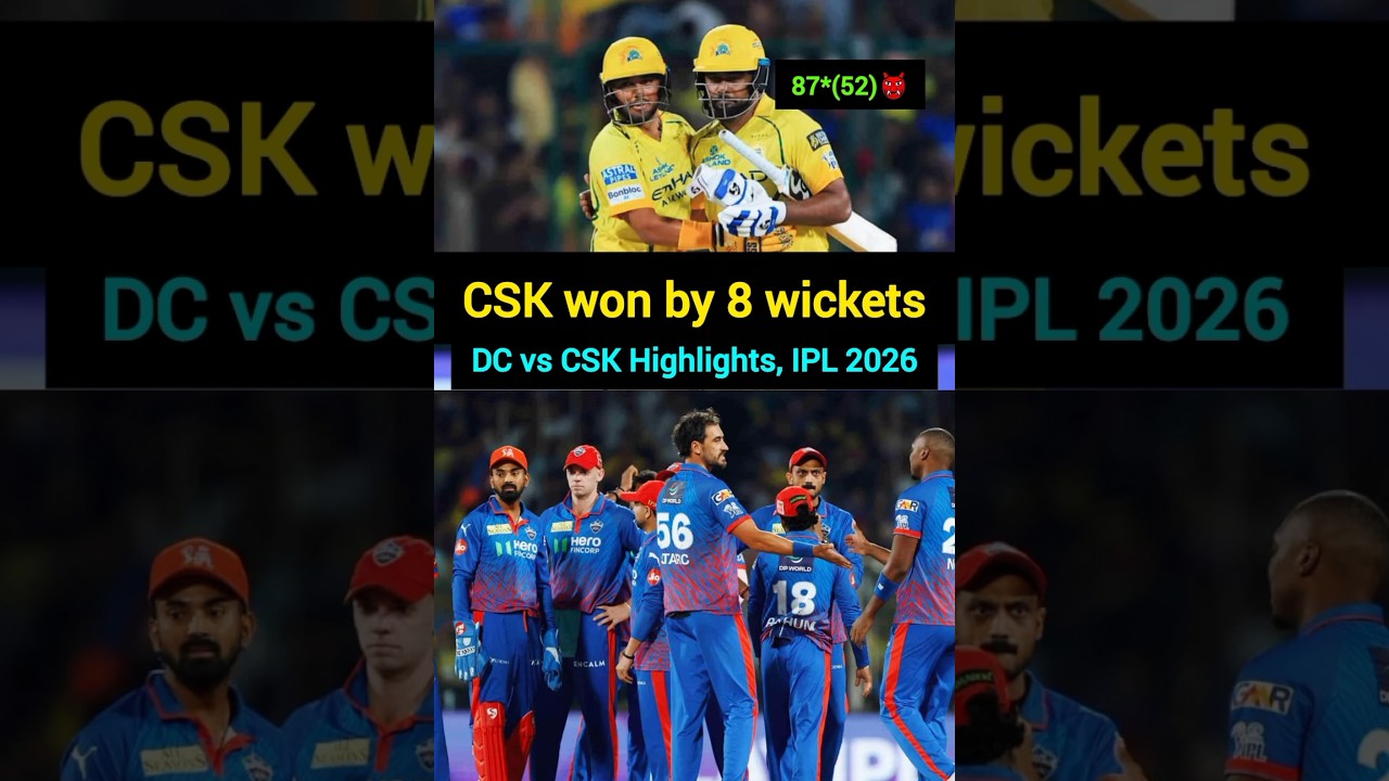 DC vs CSK Highlights, IPL 2026, 😱 match 48 #cskvsdc #dcvscsk #ipl2026