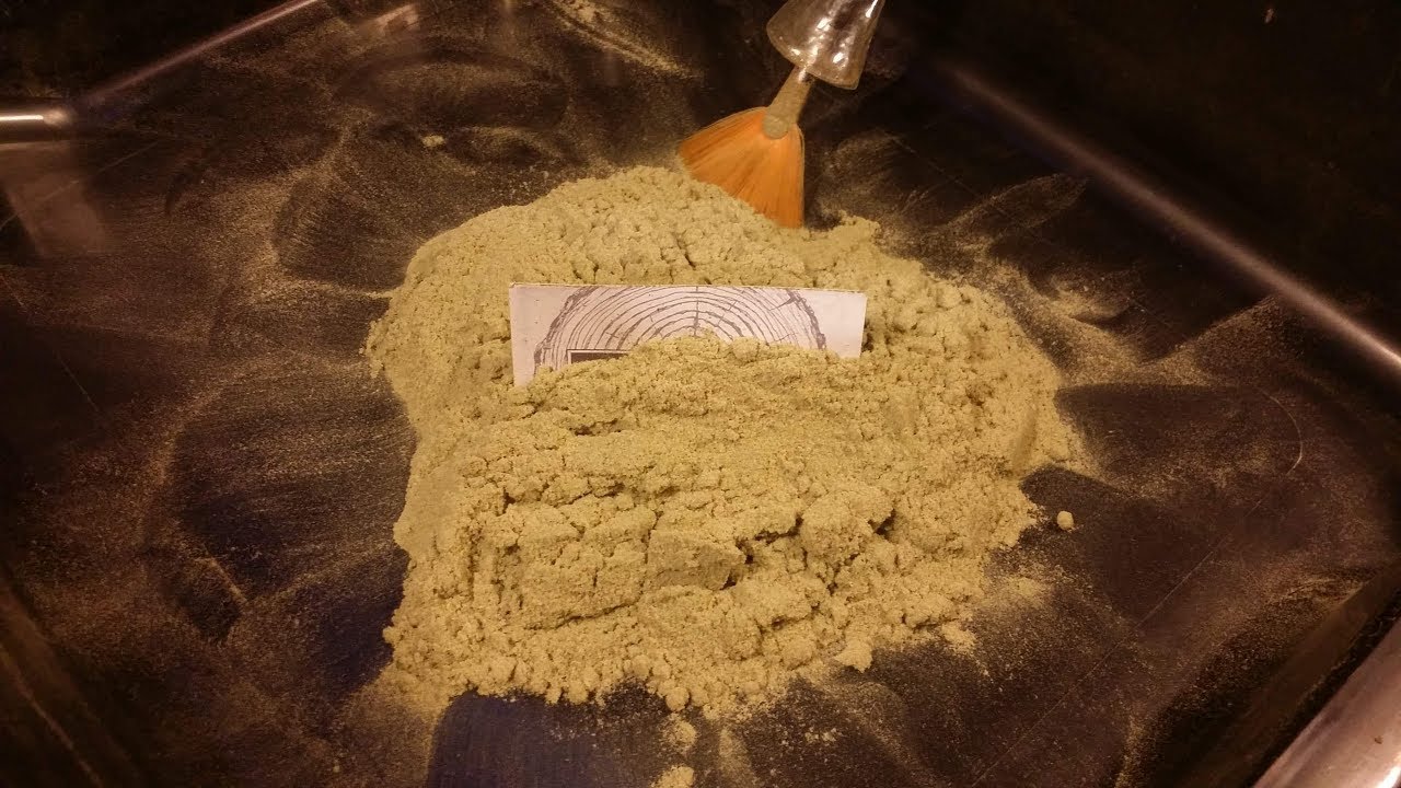 The dry ice method extracting KIEF FOR ROSIN , OIL, OR HASH - processing CANNABIS trim!
