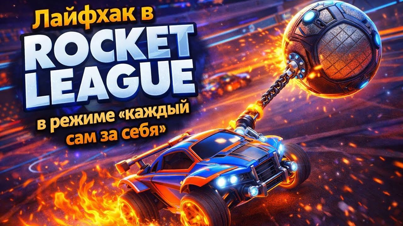 Как можно выграть в rocket league в режиме (каждый сам за себя )