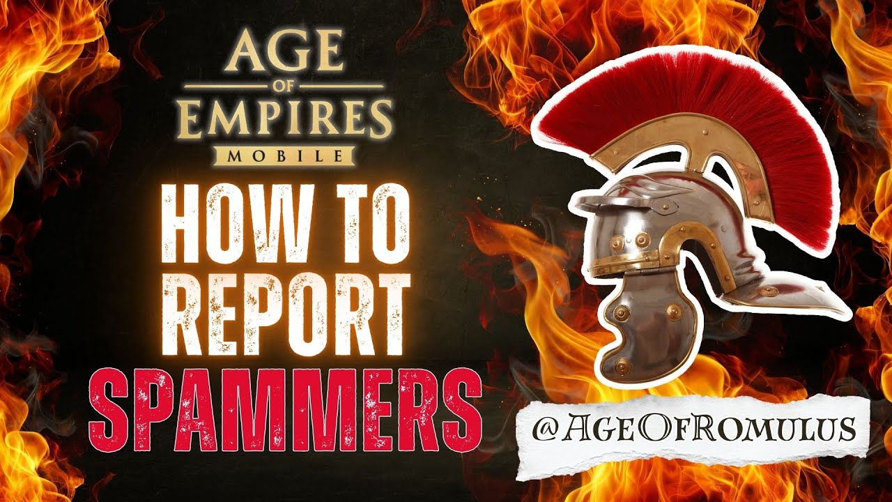 How To Report Spammers in Age of Empires Mobile (AOEM)