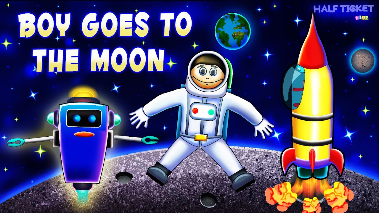 Journey To Moon | How To Make Rocket For Kids | Space Adventures For Kids | Moon Mission