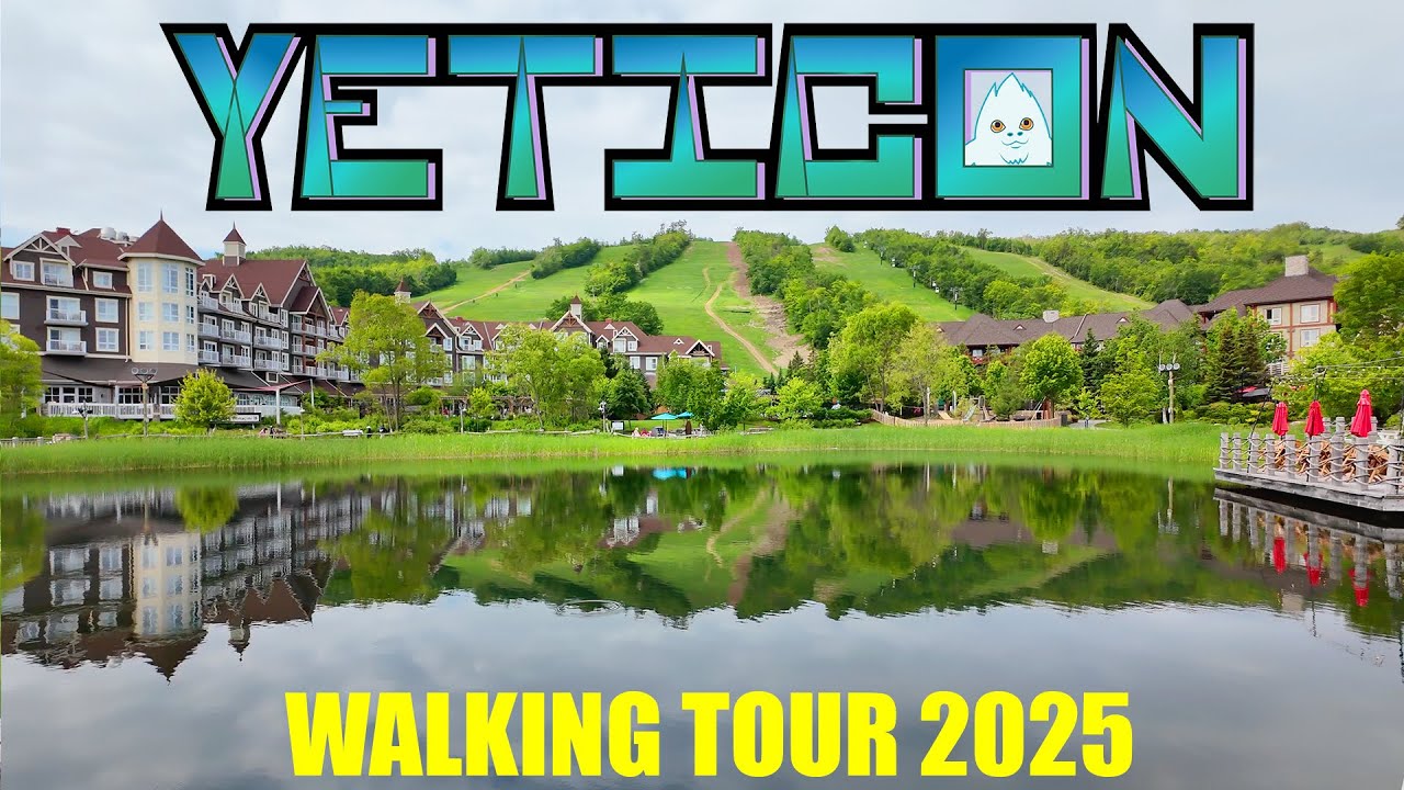 YetiCon 2025 Walkthrough - Blue Mountain Village resort - Walking Tour  -  4K