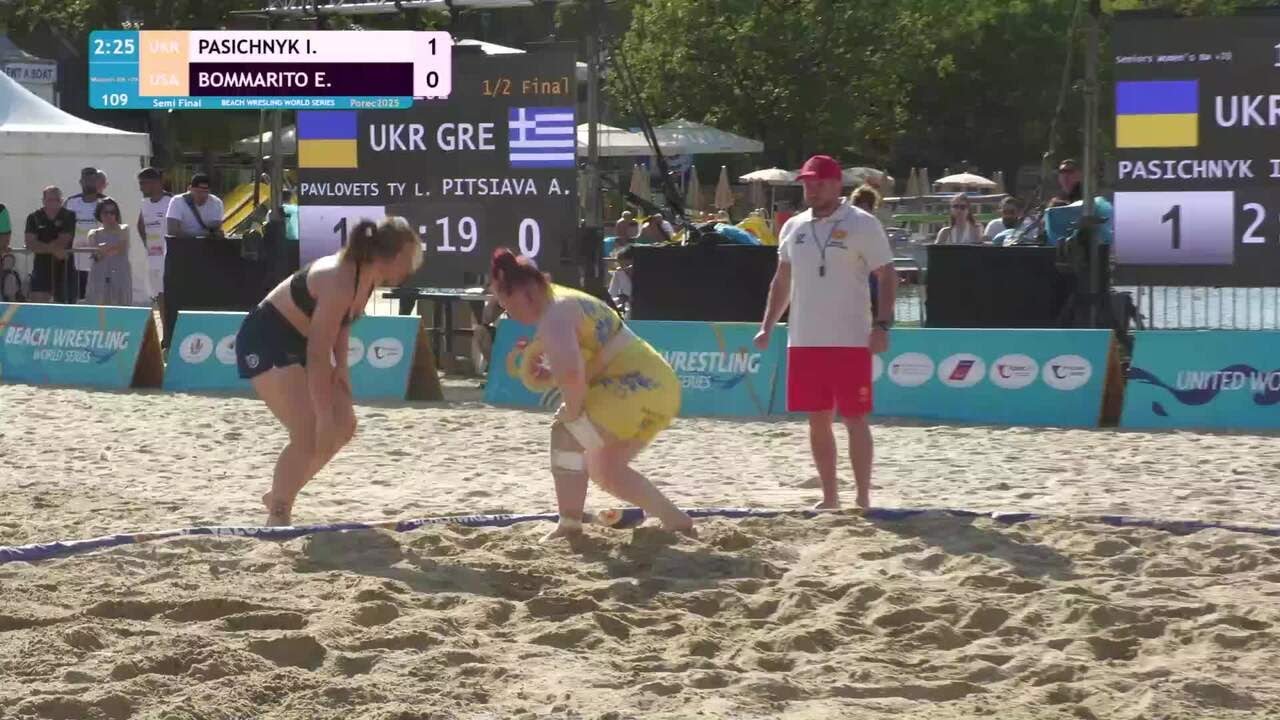 Iryna PASICHNYK (UKR) vs. Eliana Rose BOMMARITO (USA) • Semi Final • Women's BW +70Kg