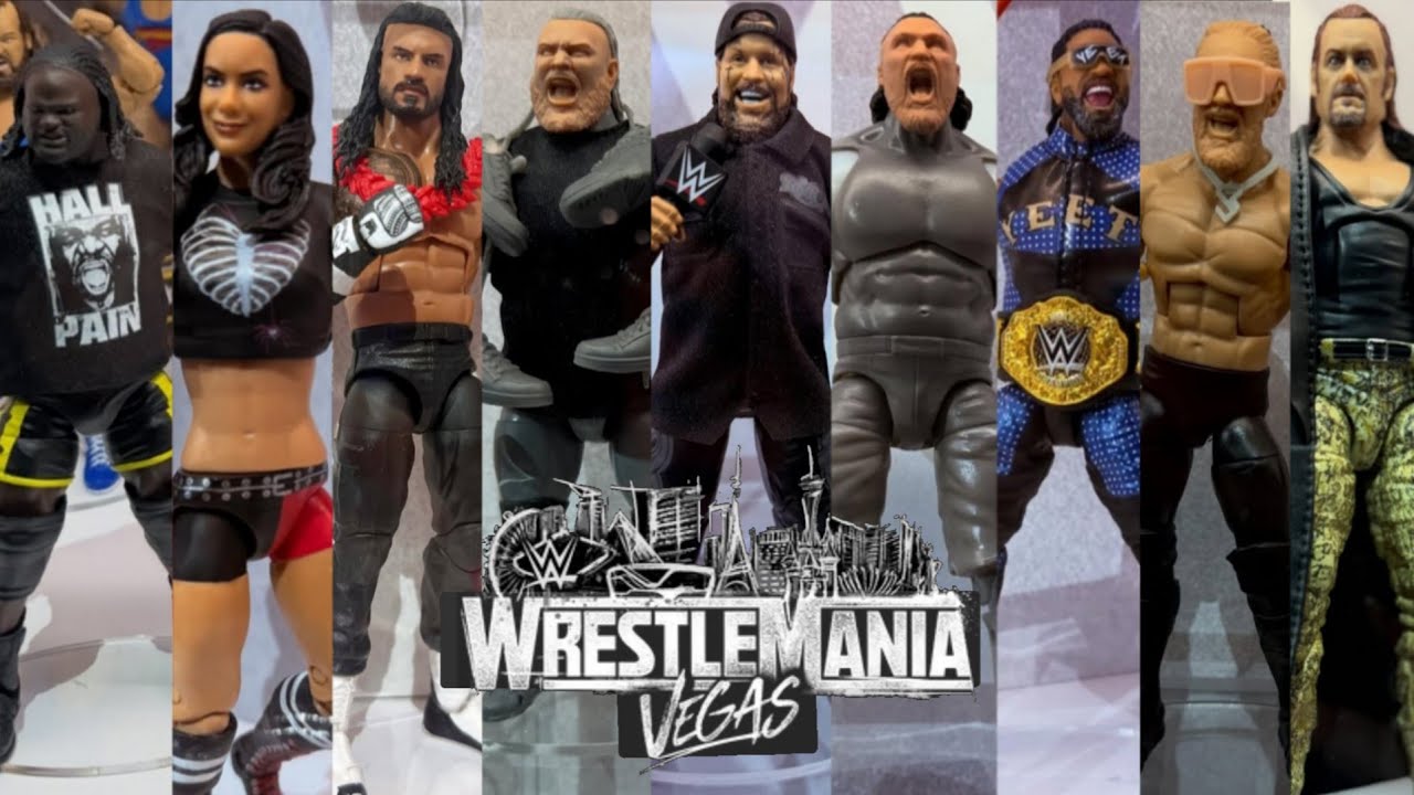 Презентация фигурок с WWE WRESTLEMANIA 42