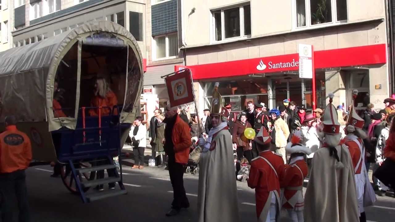 KKG Nippeser Bürgerwehr 1903 e. V. - Die Appelsinefunke - beim Rosenmontagszug 2012