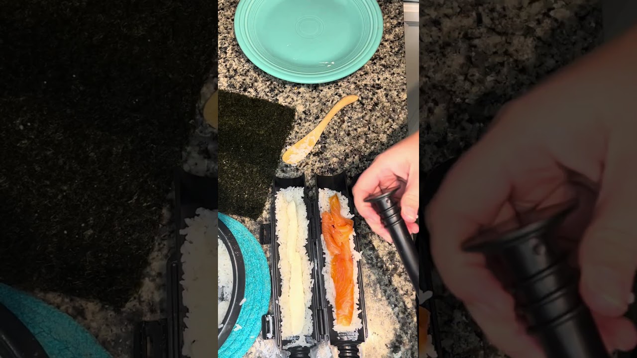Review of Sushi Making Kit for Beginners - Sushi Bazooka Sushi Maker Kit #sushimaking #sushi