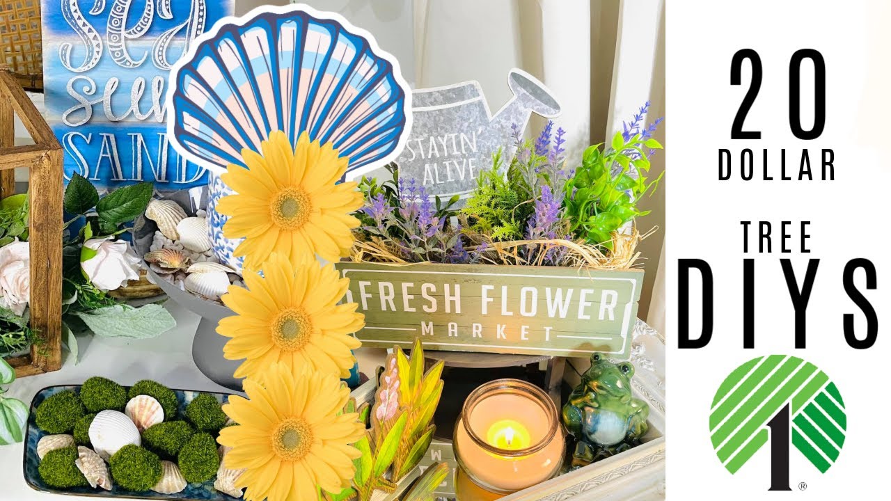 🌼20 DIYS~Dollar Tree SUMMER DECOR CRAFTS 🌼 Olivia's Romantic Home DIY
