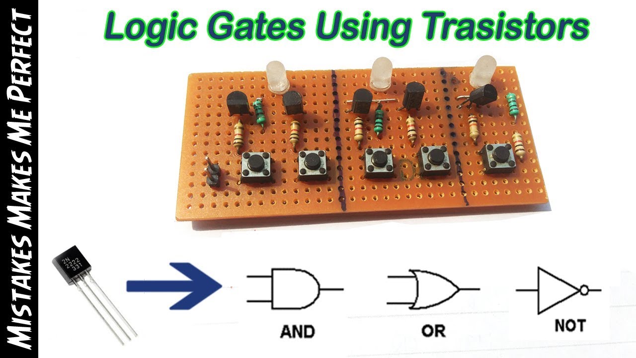 Logic Gates using Transistors
