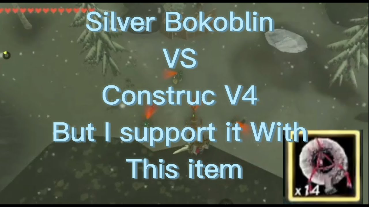 Construct VS Bokoblin Silver (The Legend of Zelda: Tears of the Kingdom)