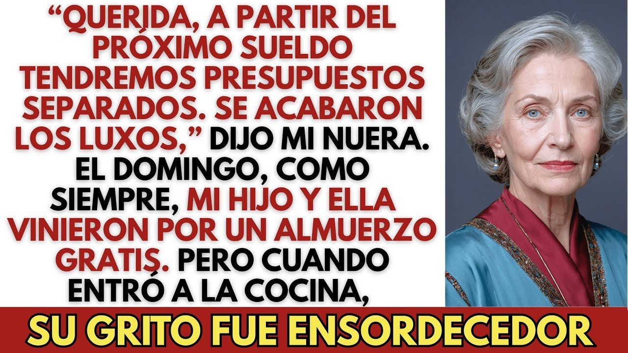 “Querida, desde el próximo sueldo tendremos presupuestos separados  Se acabaron los lujos