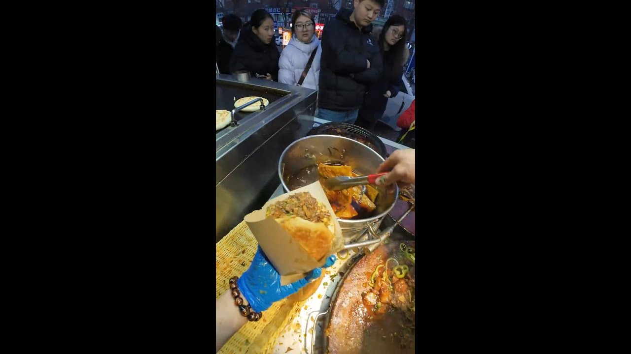 🔴 LIVE: Street Pork Sandwich (Roujiamo) Sizzling on the Grill | China Food POV in Action