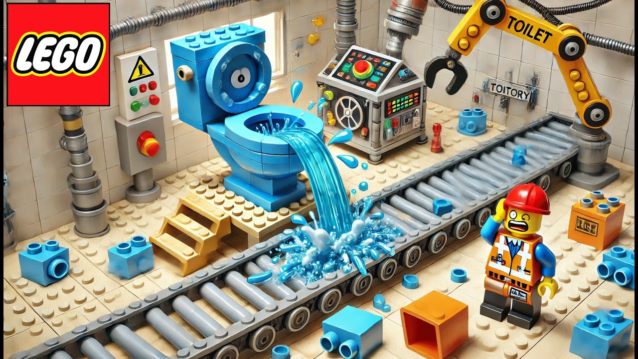 🤖 LEGO Smart Toilet &ndash; It cleans itself and even surprises you!