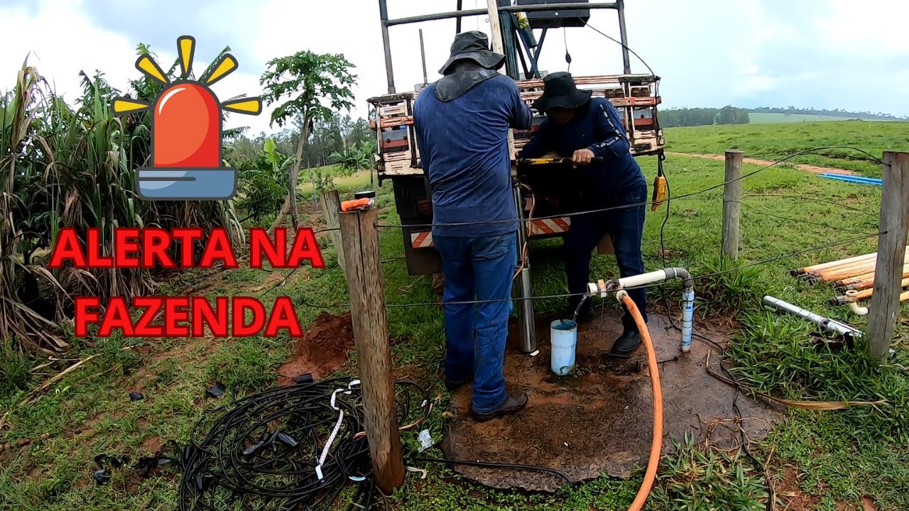 SEM ÁGUA NA FAZENDA - O POÇO QUEBROU