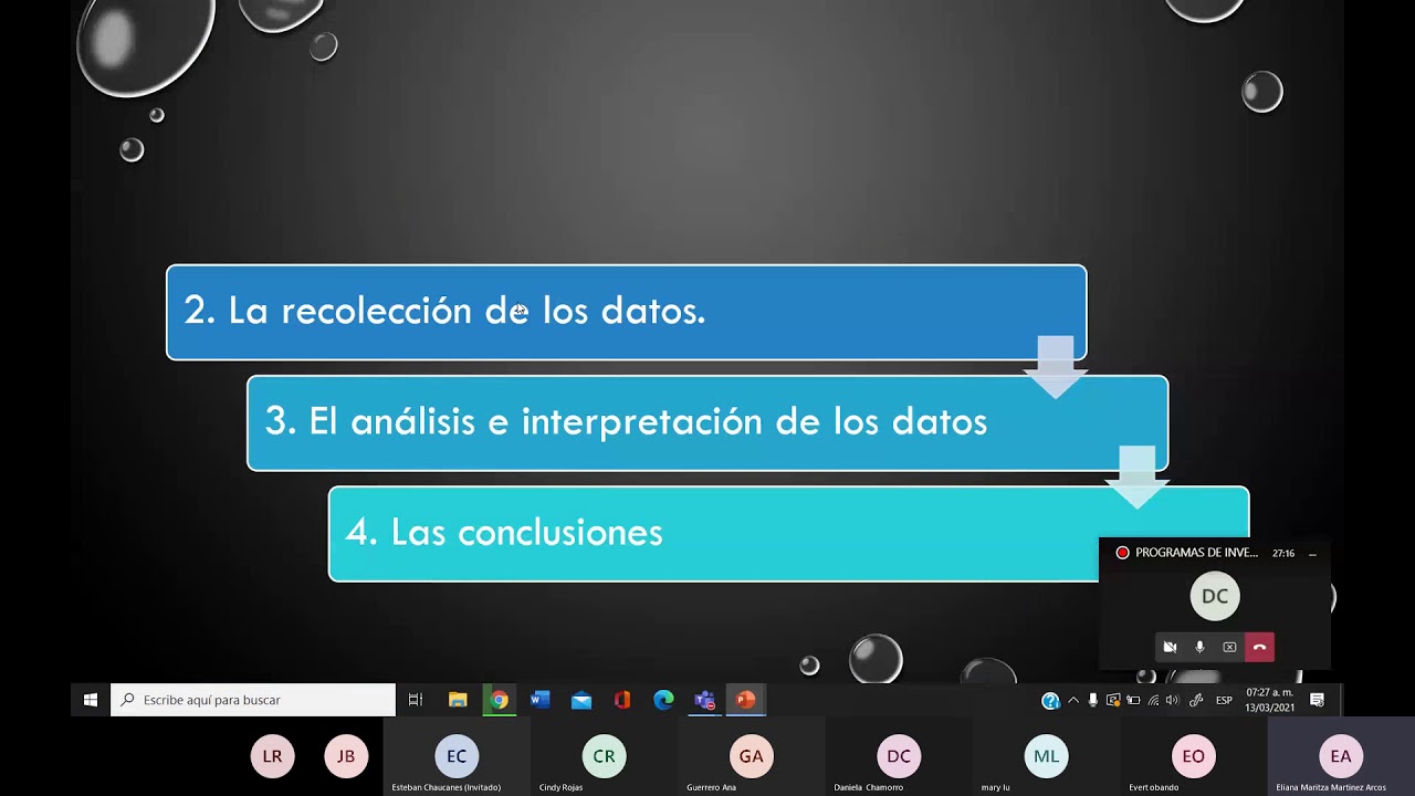 PROGRAMAS DE INVESTIGACION 1
