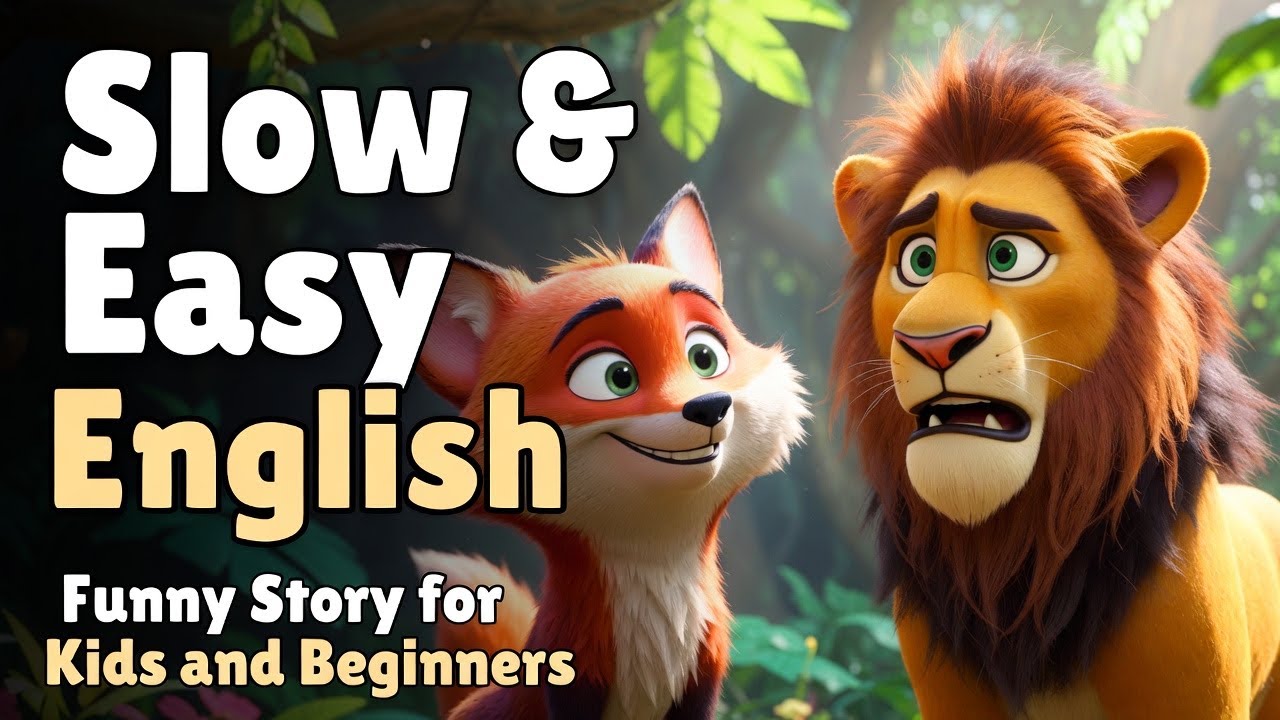 The Clever Fox & The Proud Lion | Animated Moral Story for Kids|Learn English Through Animal's Worl