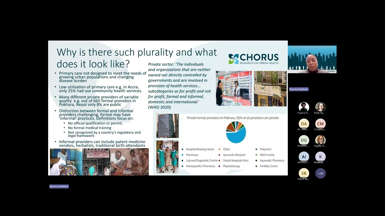 From Evidence to Impact Webinar 1: Strengthening Urban Health Systems through Provider Partnerships