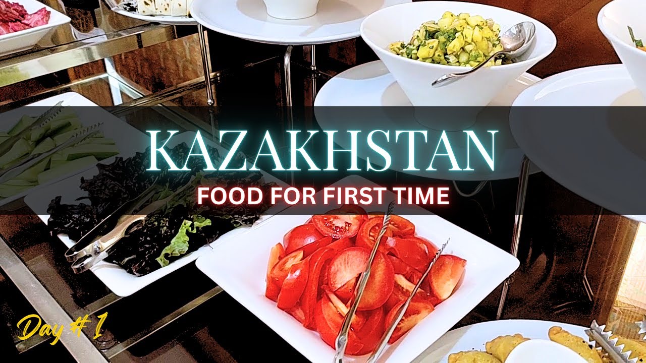 Indian Trying Kazakhstan Food for First Time 😲 | Almaty Food Vlog 🍽️❄️)