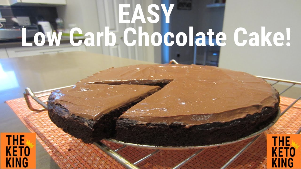 EASY Low Carb Chocolate Cake | SO EASY! | Zucchini Chocolate Cake | Keto Cake